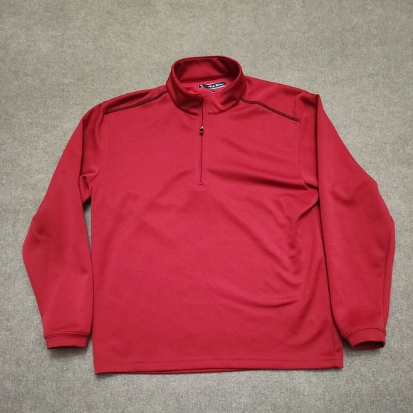 Pebble Beach Other - Pebble Beach Performance 1/4 Zip Pullover Mens M Red Sweatshirt Golf